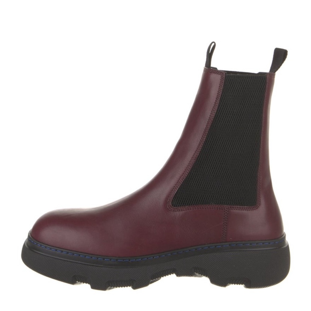Burberry Leather Chelsea Boots